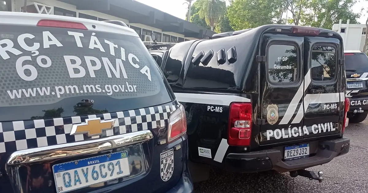 Cinco pessoas são presas e um menor é apreendido pela operação Inviolável em Corumbá