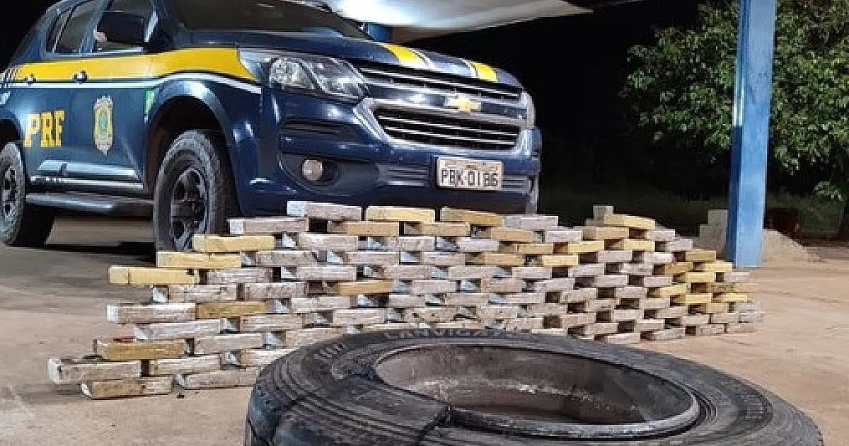PRF apreende 107,1 Kg de cocaína na BR 262