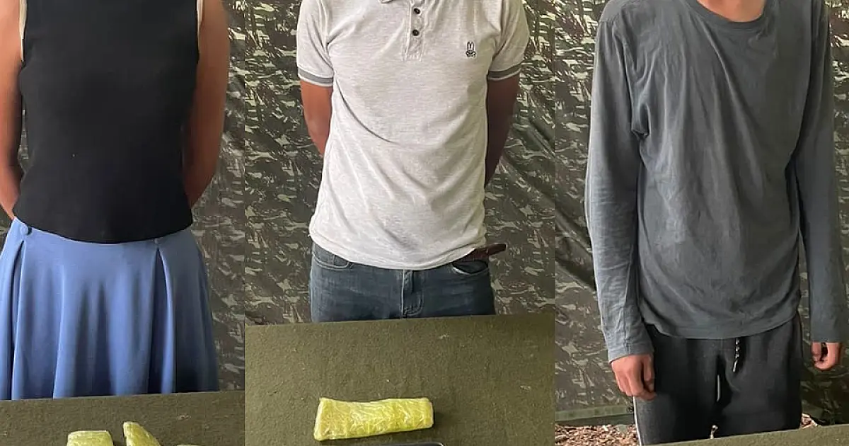 Casal e menor de idade são presos por tráfico de cocaína em Corumbá