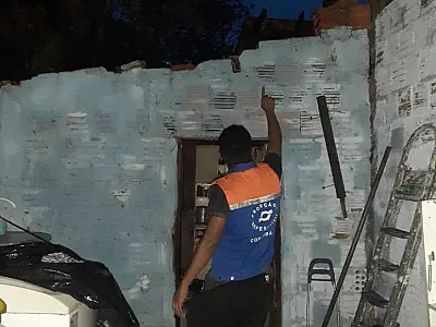 Ventos de 64 km/h destelharam 20 casas em Corumbá