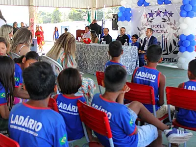 Escola Municipal João Baptista é reinaugurada após ampla reforma