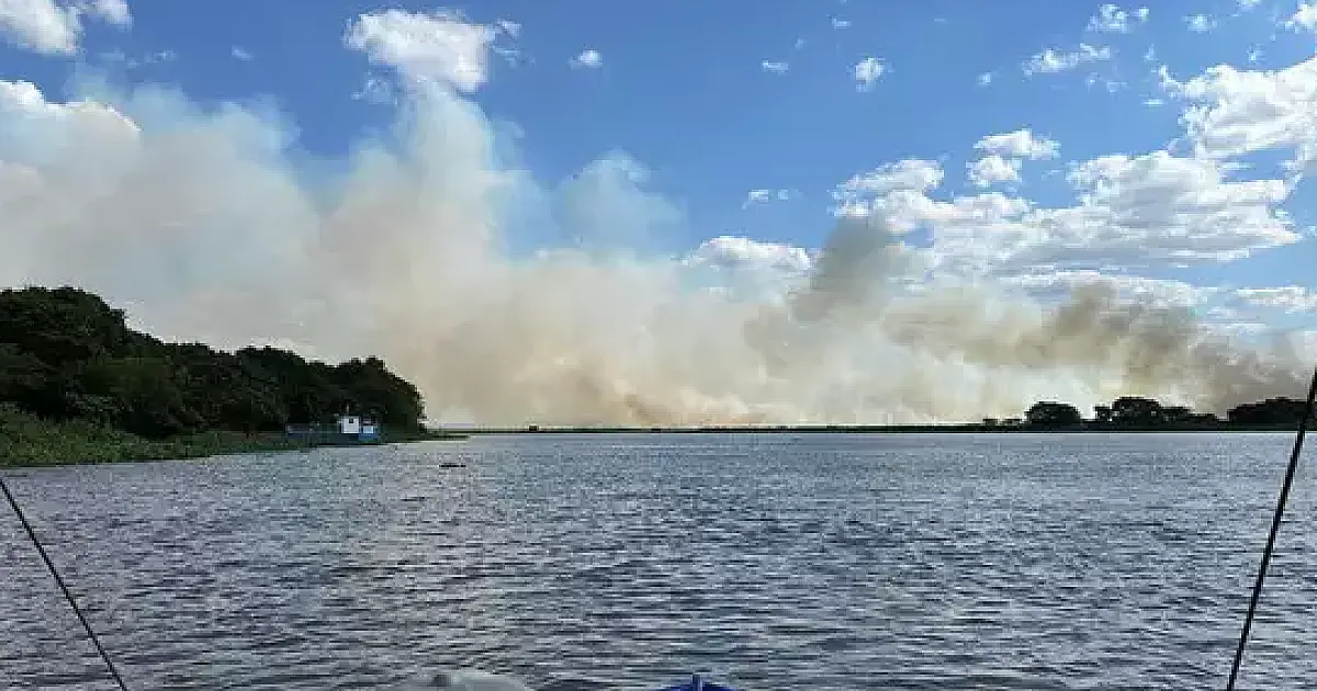 Corumbá enfrenta dois incêndios no Pantanal e IHP fala em ação humana