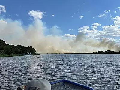 Corumbá enfrenta dois incêndios no Pantanal e IHP fala em ação humana
