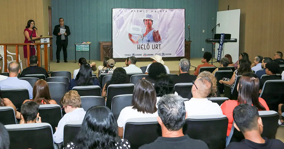 Prêmio Helô Urt 2026 é entregue a cinco homenageados em Corumbá