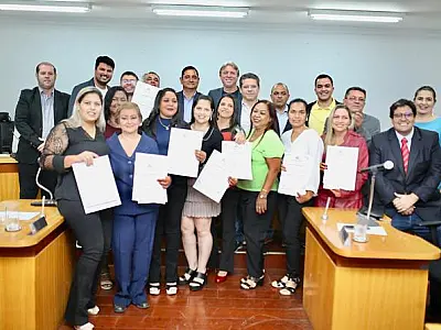 Profissionais da Saúde são homenageados na Câmara de Corumbá