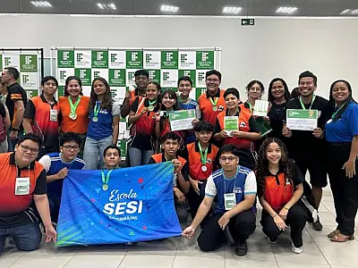 Estudantes da Escola Sesi de Corumbá são premiados em feira científica do IFMS