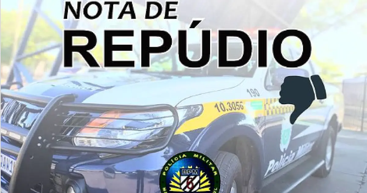 Em nota, PM promete medidas rigorosas após autor jogar lanche em policiais