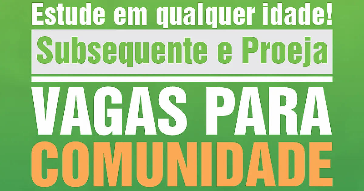 IFMS abre matrículas para comunidade em cursos técnicos presenciais