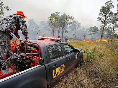 Incêndios nas regiões de Corumbá estão apenas em monitoramento, diz boletim diário