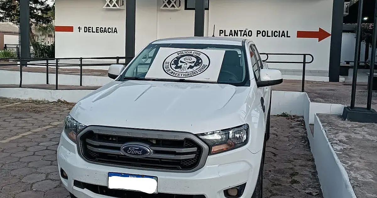 Polícia Civil frustra atuação de atravessadores de veículos e apreende caminhonete em Corumbá