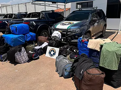 Operação apreende 1,5 tonelada de mercadorias irregulares e 4 Kg de cocaína em Corumbá