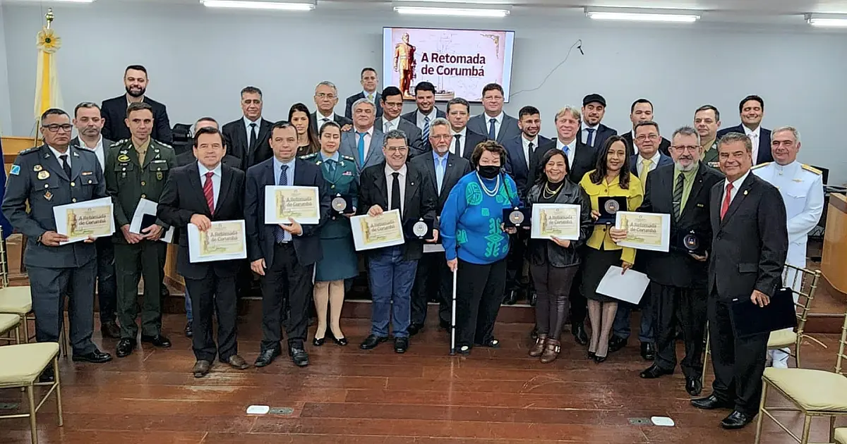 Câmara celebra os 155 anos da Retomada de Corumbá com homenagem à personalidades