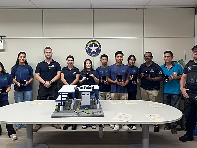 Produção de maquete escolar gera experiência única à alunos na Receita Federal