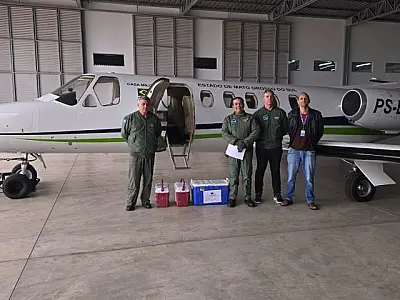 Órgãos doados por família de MS são transportados para pacientes em Brasília