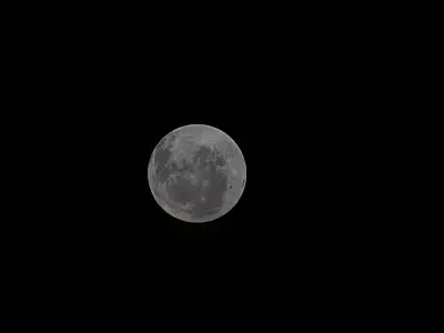 Foto inédita da lua impressiona