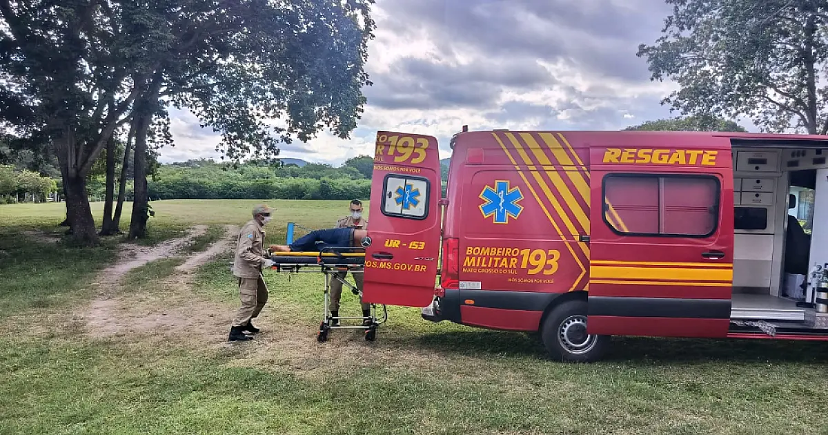 Trabalhador rural é resgatado de aeronave após sofrer coices de cavalo no Pantanal
