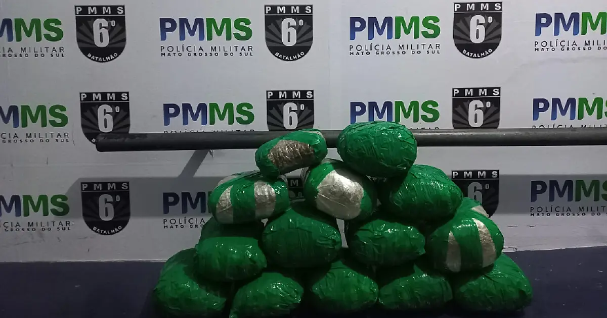 Homem que seguia para São Paulo é flagrado com 15 kg de maconha