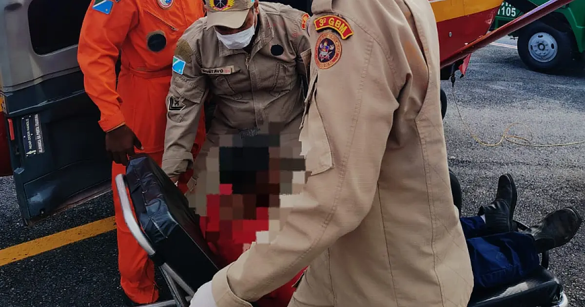 Resgate aeromédico mobiliza Corpo de Bombeiros para salvar idoso em área remota do Pantanal