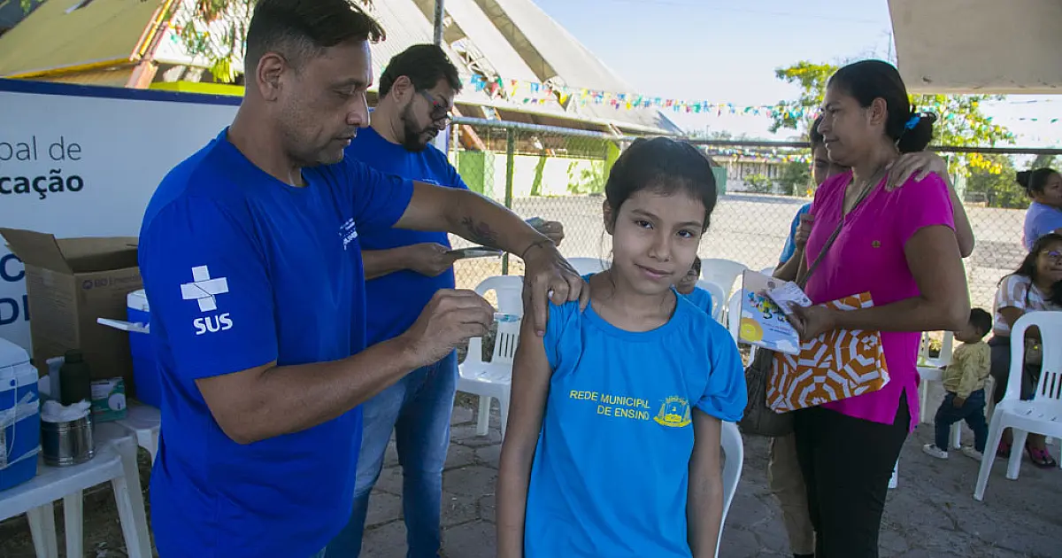 Corumbá conquista 3º lugar no Estado em campanha de vacinação escolar
