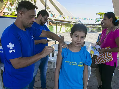 Corumbá conquista 3º lugar no Estado em campanha de vacinação escolar