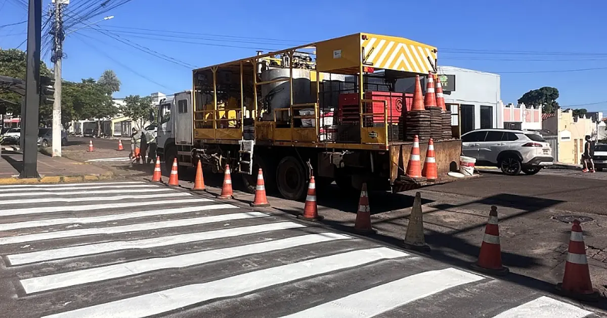 Agetrat faz ação pelo Dia do Pedestre em Corumbá