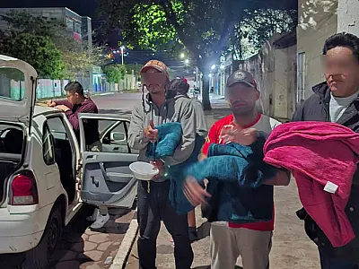 Força-tarefa em Corumbá protege população vulnerável contra o frio