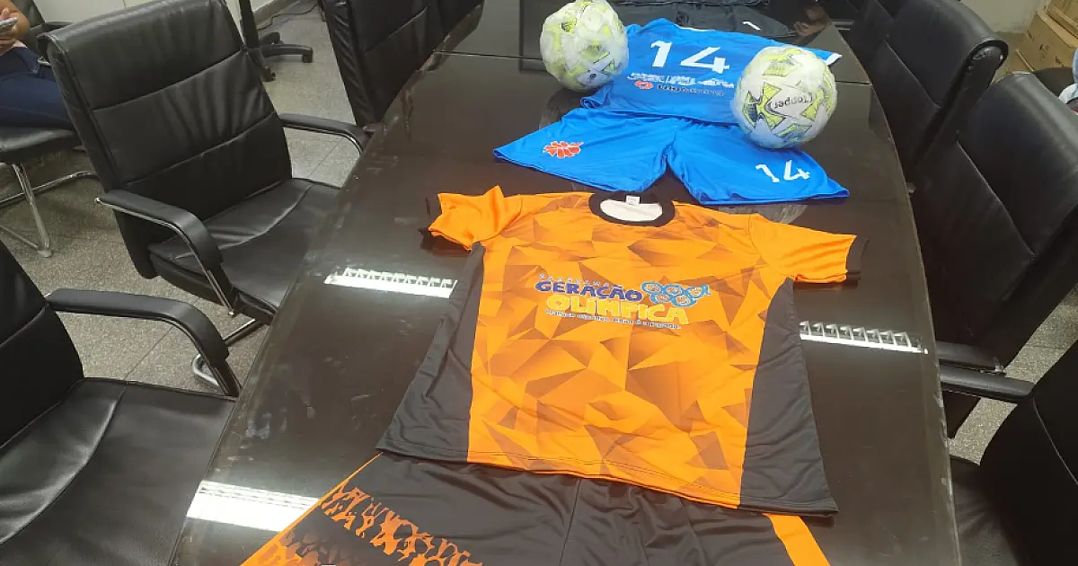 Parceria com mineradora garante uniformes e equipamentos para o Programa Geração Olímpica