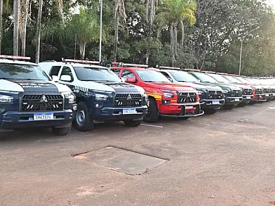 Estado entrega 522 viaturas e reforça segurança com R$ 176 milhões