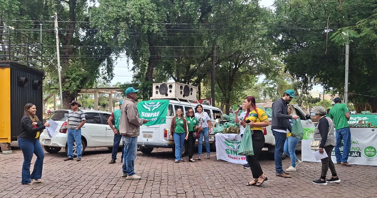 Trabalhadores da Embrapa Pantanal protestam em Corumbá por valorização e recomposição salarial