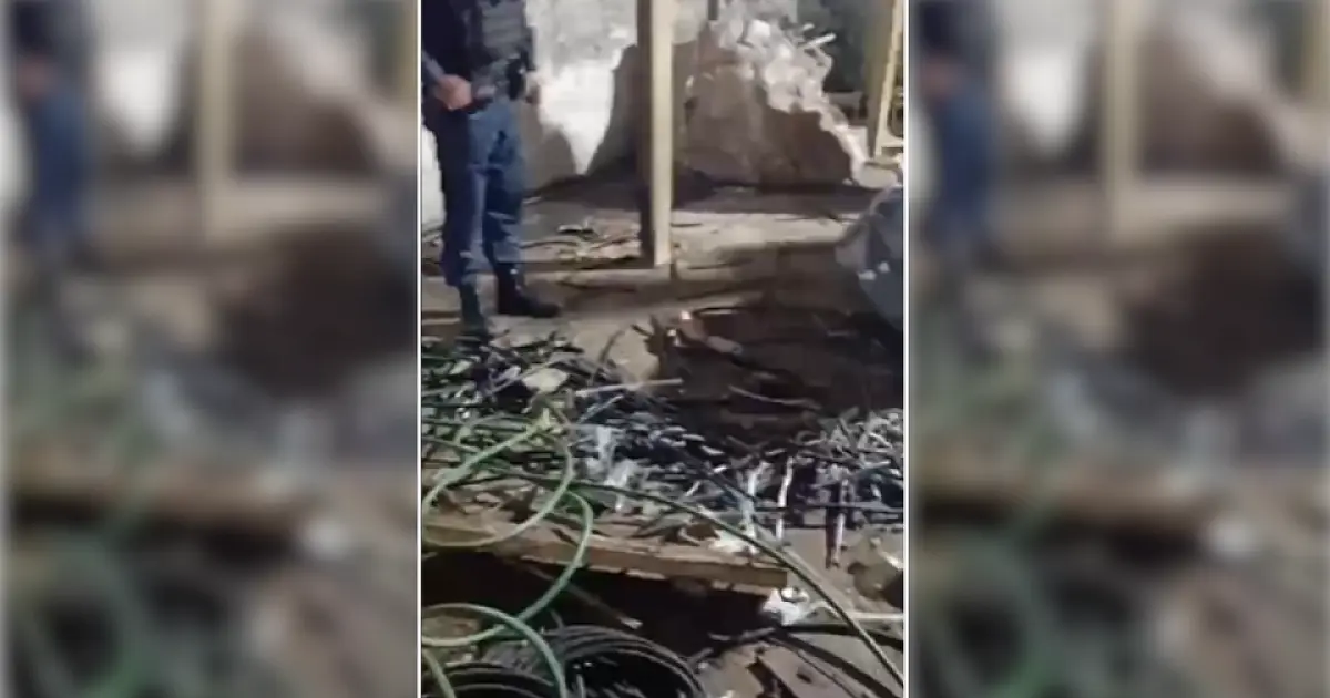 Denúncia de incêndio mobiliza Bombeiros e termina com apreensão de fios queimados