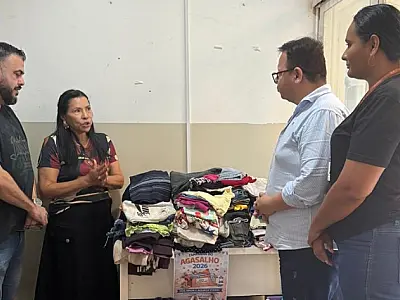 Campanha do Agasalho arrecada doações no Paço Municipal até 30 de junho