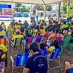 Prefeitura abre votação para público escolher local de telão para jogo do Brasil na Copa