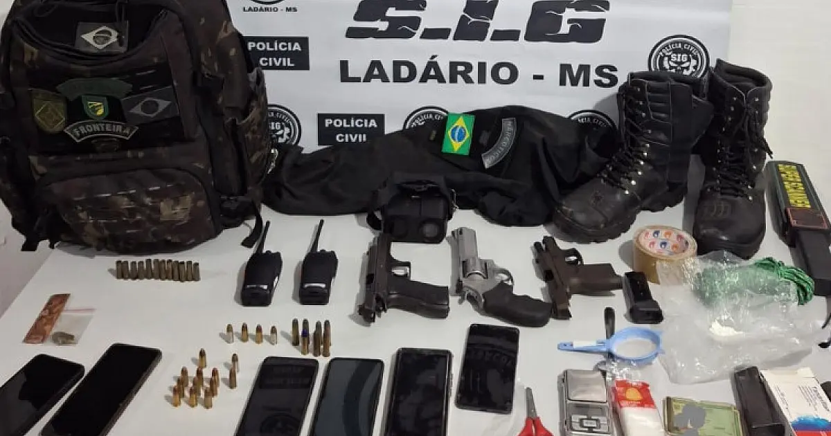Preso em Ladário, criminoso condenado a 74 anos era alvo da polícia