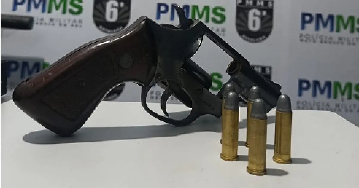 Revólver irregular é apreendido em assentamento de Corumbá