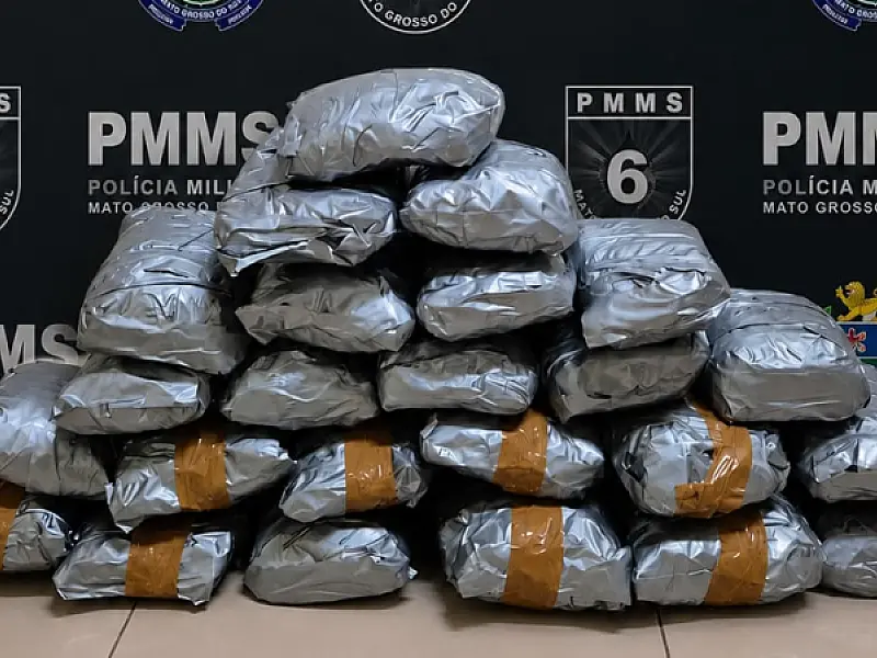 Mulher é presa com 13 kg de skunk na BR-262 em Corumbá