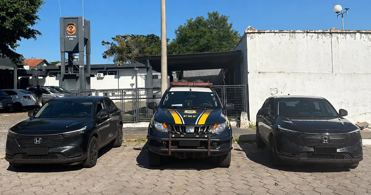 Carros clonados roubados em SP são apreendidos em Corumbá
