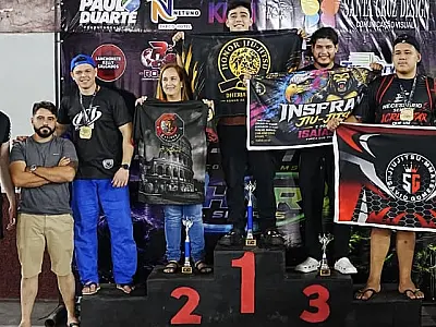 Honor conquista 1º lugar no jiu-jítsu em Corumbá