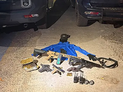 Cerco policial termina com suspeito morto, prisões e fuzis apreendidos