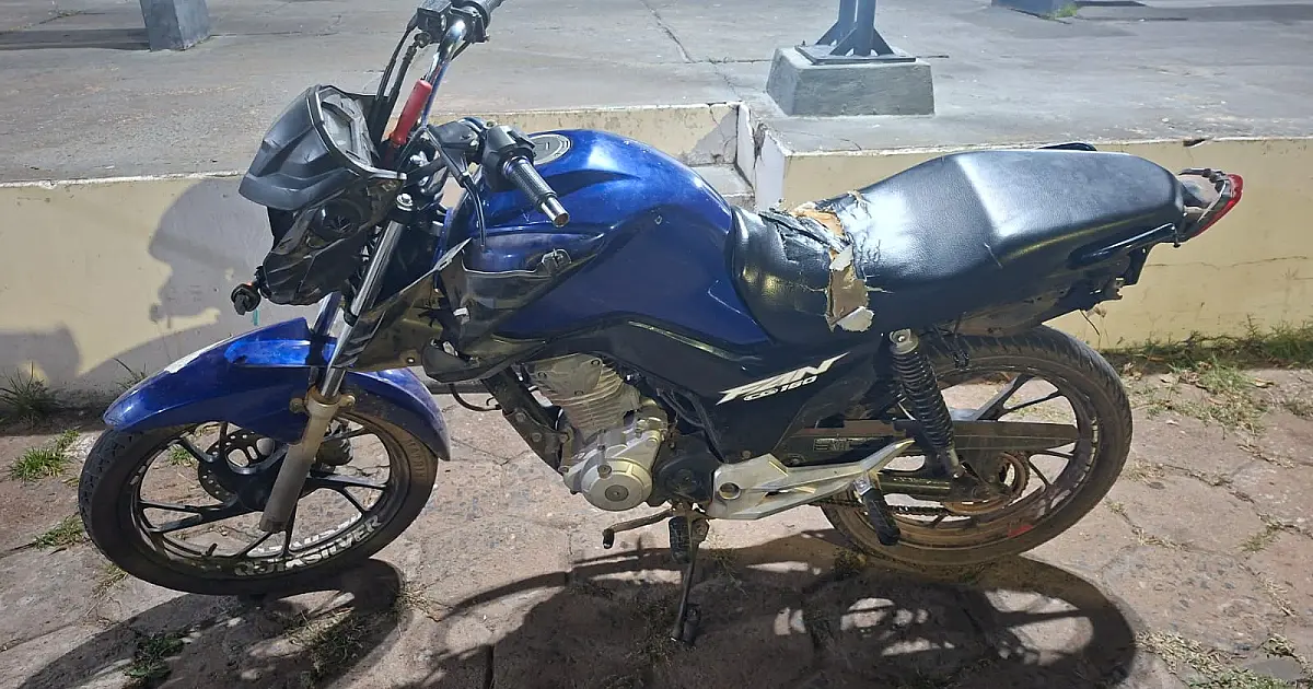 PM recupera moto e prende suspeito após cerco em Corumbá
