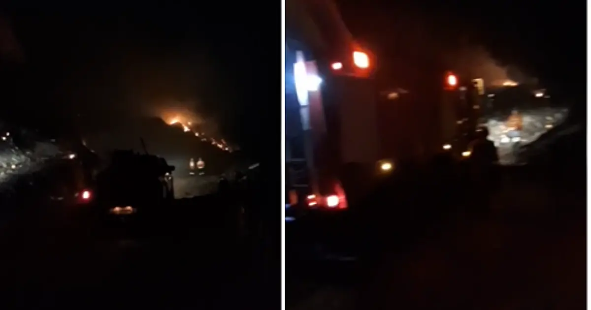 Incêndio no aterro sanitário mobiliza Corpo de Bombeiros em Corumbá