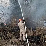Corumbá e Ladário registram oito incêndios em vegetação em apenas 24 horas