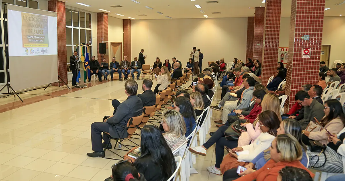 Participação social marca a abertura da 10ª Conferência Municipal de Saúde de Corumbá