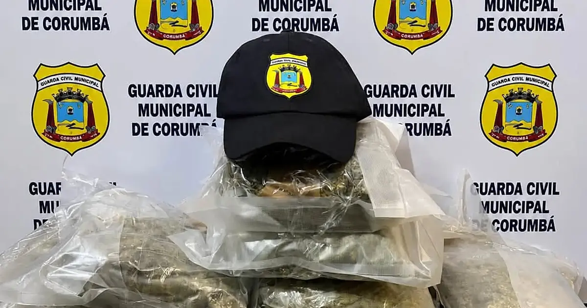Boliviano é detido com 15kg de Skunk na rodoviária de Corumbá