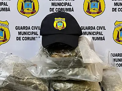 Boliviano é detido com 15kg de Skunk na rodoviária de Corumbá