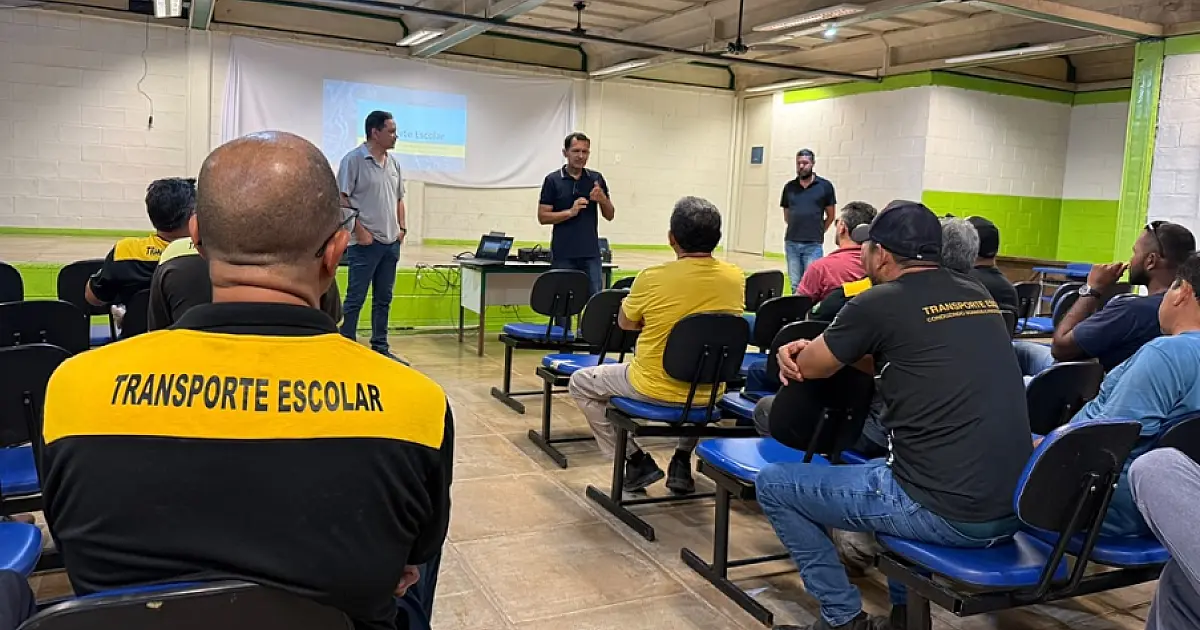 Capacitação reforça segurança no transporte escolar de Corumbá