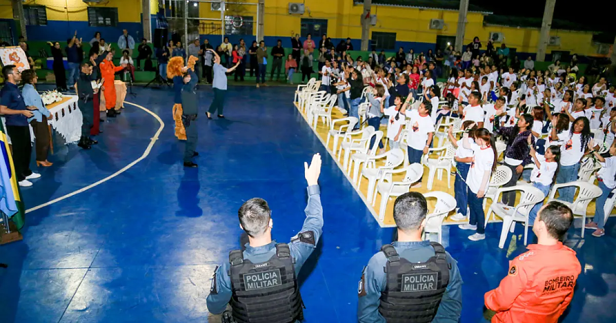 Proerd forma nova turma com 150 alunos da rede municipal de Corumbá