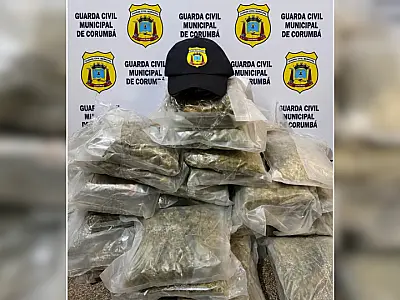 Boliviano é preso com 15 kg de skunk na rodoviária de Corumbá