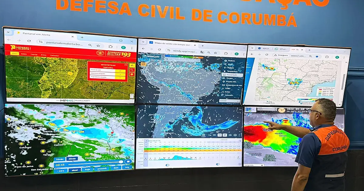 Tempo seco acende alerta e traz risco à saúde em Corumbá