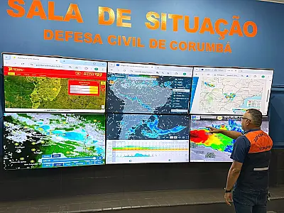 Tempo seco acende alerta e traz risco à saúde em Corumbá