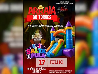 Arraiá do Torres promete animar a noite em Corumbá